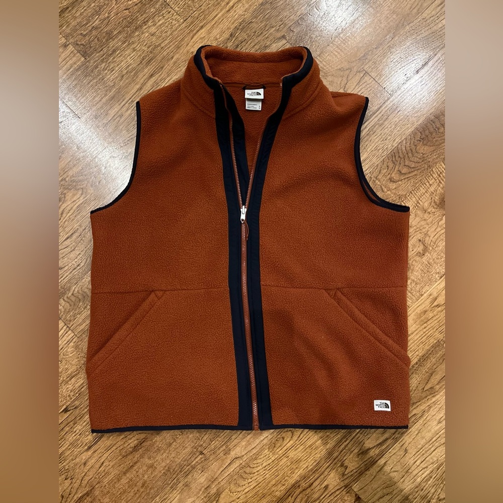 The North Face Rust Fleece Vest
